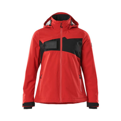 Mascot Winter Jacket 18045-249 Front #colour_traffic-red-black