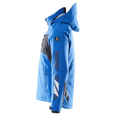 Mascot Winter Jacket Detachable-Hood 18335-231 Right #colour_azure-blue-dark-navy-blue