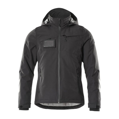 Mascot Winter Jacket Detachable-Hood 18335-231 Front #colour_black
