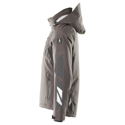 Mascot Winter Jacket Detachable-Hood 18335-231 Right #colour_dark-anthracite-grey-black
