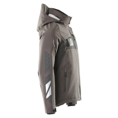 Mascot Winter Jacket Detachable-Hood 18335-231 Left #colour_dark-anthracite-grey-black