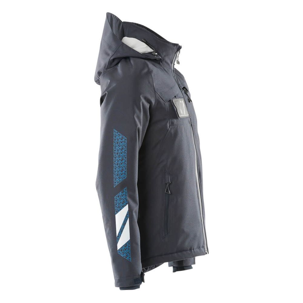 Mascot Winter Jacket Detachable-Hood 18335-231 Left #colour_dark-navy-blue
