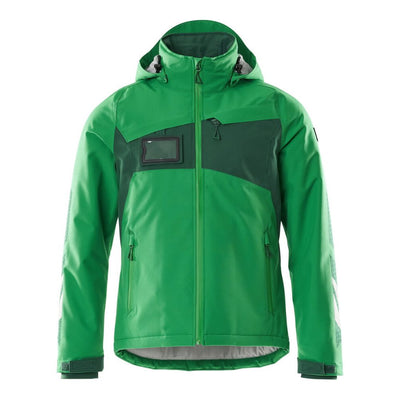 Mascot Winter Jacket Detachable-Hood 18335-231 Front #colour_grass-green-green