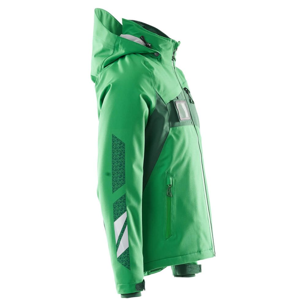 Mascot Winter Jacket Detachable-Hood 18335-231 Left #colour_grass-green-green