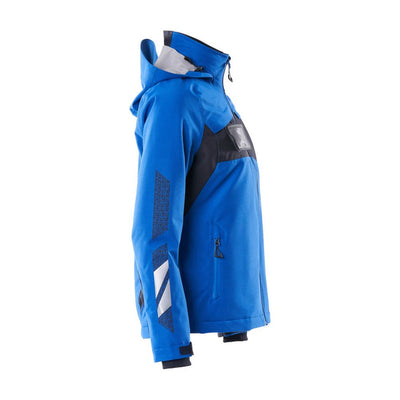 Mascot Winter-Jacket Detachable-Hood 18345-231 Left #colour_azure-blue-dark-navy-blue