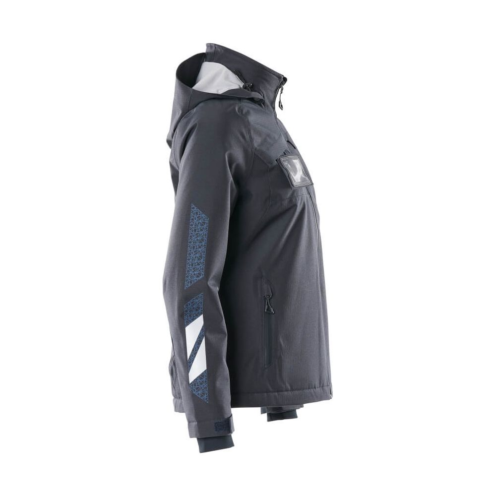 Mascot Winter-Jacket Detachable-Hood 18345-231 Left #colour_dark-navy-blue