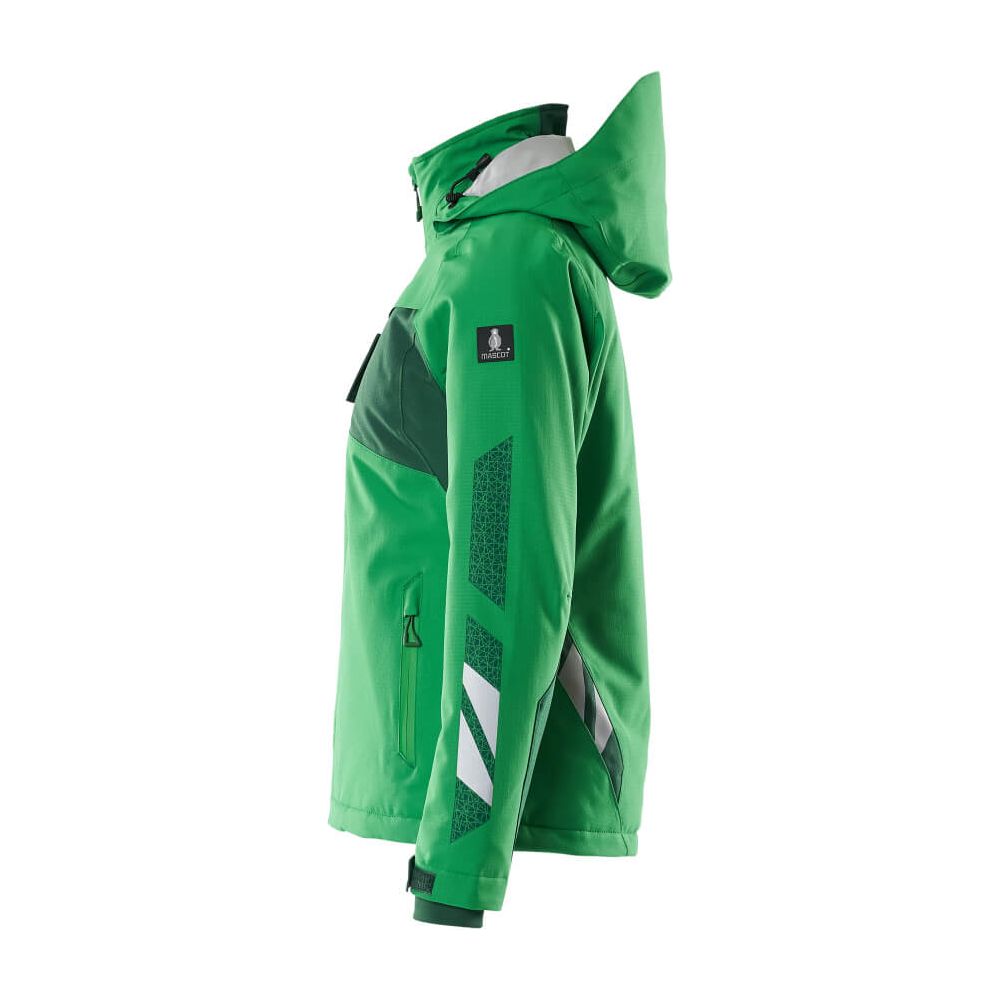 Mascot Winter-Jacket Detachable-Hood 18345-231 Right #colour_grass-green-green