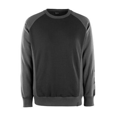 Mascot Witten Sweatshirt Round-Neck 50570-962 Front #colour_black-dark-anthracite-grey