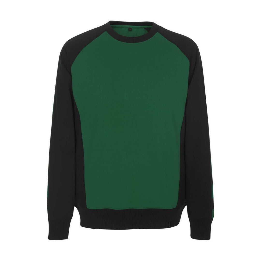 Mascot Witten Sweatshirt Round-Neck 50570-962 Front #colour_green-black