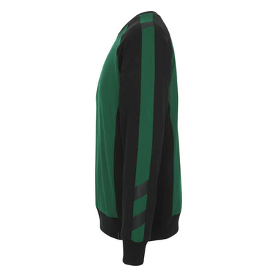 Mascot Witten Sweatshirt Round-Neck 50570-962 Right #colour_green-black
