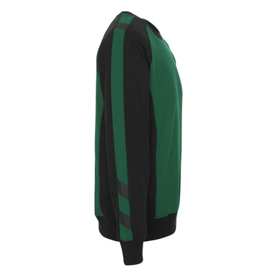 Mascot Witten Sweatshirt Round-Neck 50570-962 Left #colour_green-black