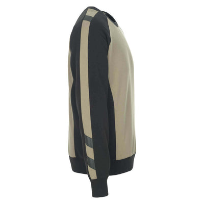 Mascot Witten Sweatshirt Round-Neck 50570-962 Left #colour_light-khaki-black