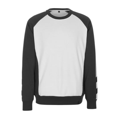 Mascot Witten Sweatshirt Round-Neck 50570-962 Front #colour_white-dark-anthracite-grey