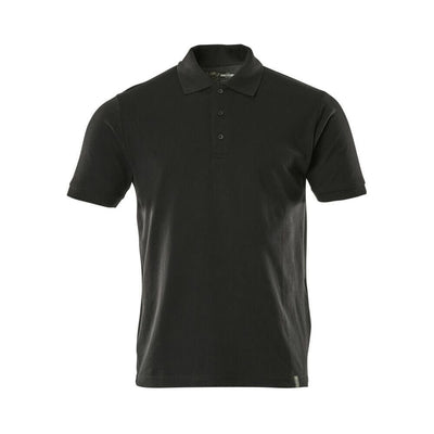 Mascot Work Polo Shirt 20583-797 Front #colour_deep-black
