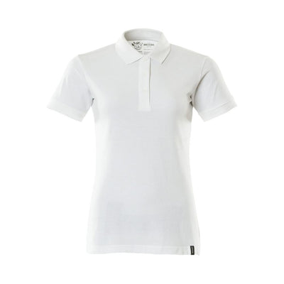 Mascot Work Polo Shirt 20593-797 Front #colour_white