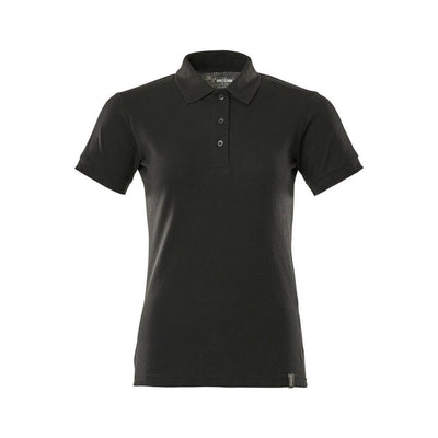 Mascot Work Polo Shirt 20693-787 Front #colour_deep-black