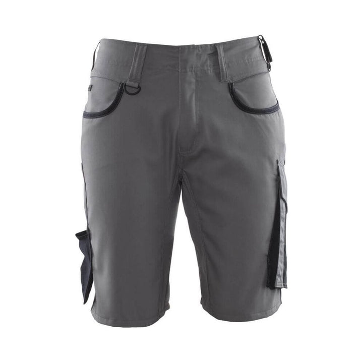 Mascot Work Shorts 18349-230 Front #colour_anthracite-grey-black