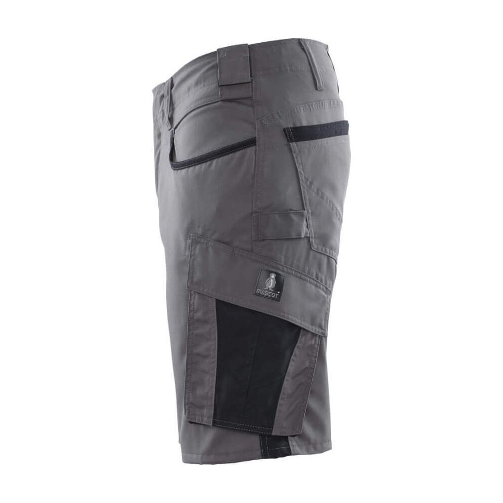 Mascot Work Shorts 18349-230 Right #colour_anthracite-grey-black