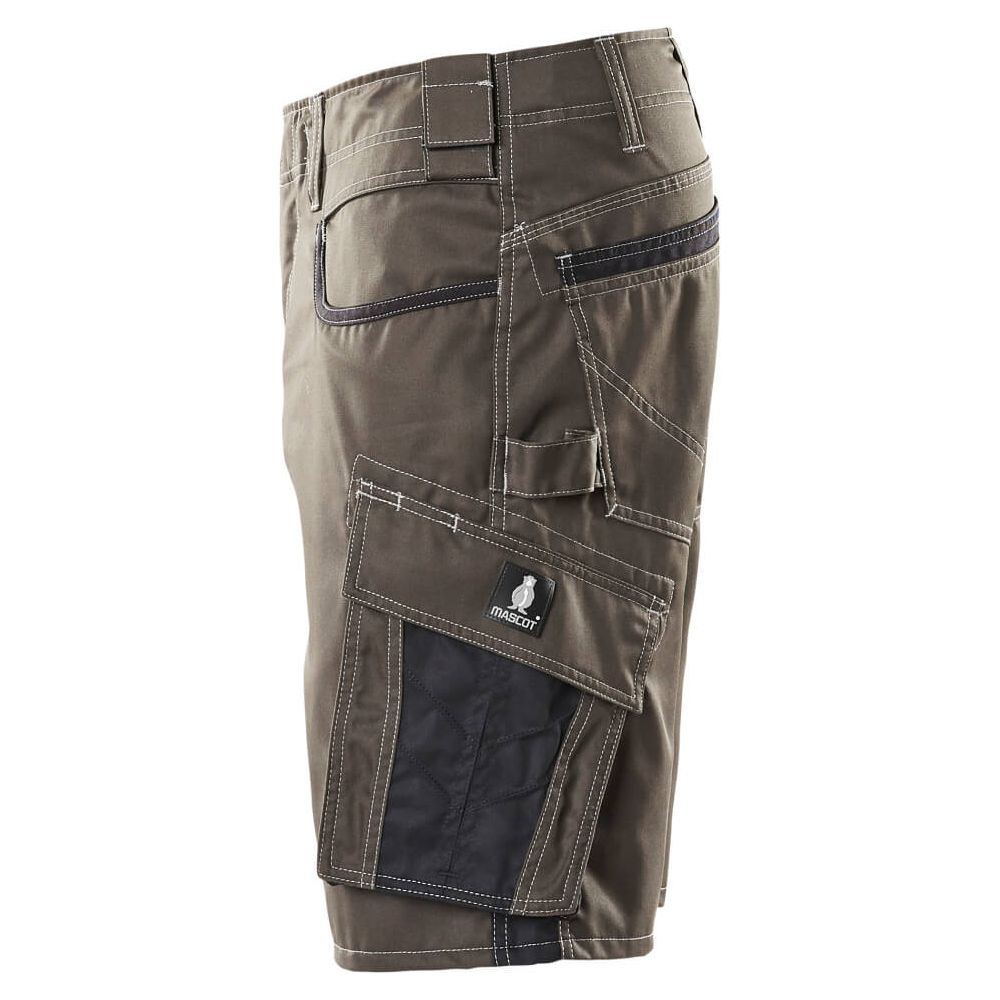 Mascot Work Shorts 18349-230 Right #colour_dark-anthracite-grey-black