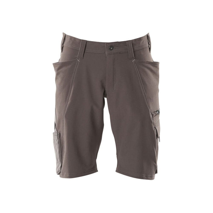 Mascot Work Shorts 4-Way-Stretch 18149-511 Front #colour_dark-anthracite-grey