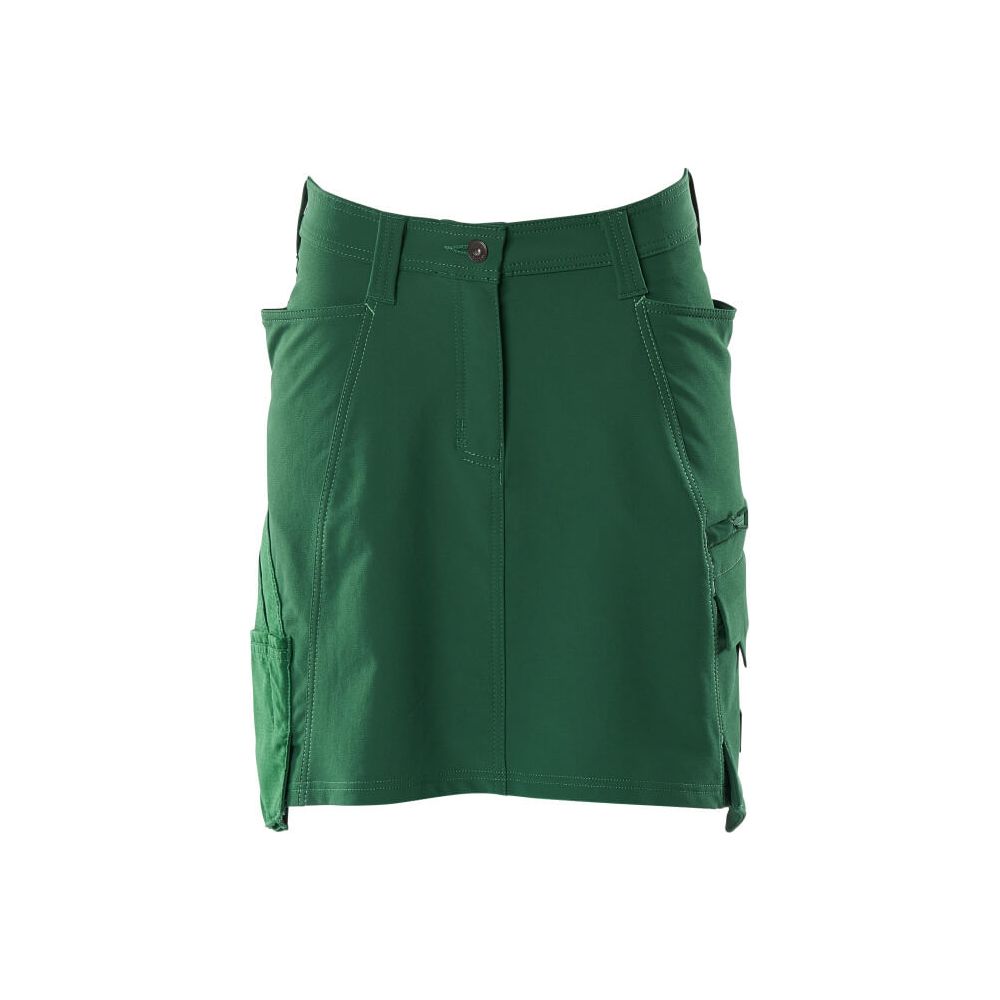 Mascot Work Skirt 4-Way-Stretch 18047-511 Front #colour_green