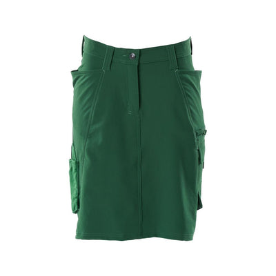 Mascot Work Skirt 4-Way-Stretch 18147-511 Front #colour_green