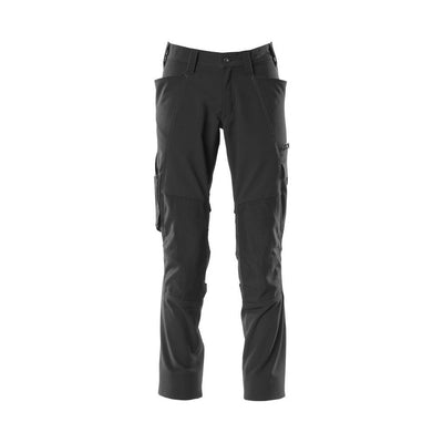 Mascot Work Trousers 4-Way-Stretch 18079-511 Front #colour_black