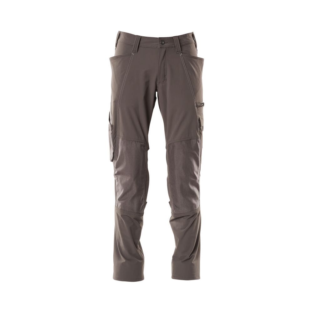 Mascot Work Trousers 4-Way-Stretch 18079-511 Front #colour_dark-anthracite-grey