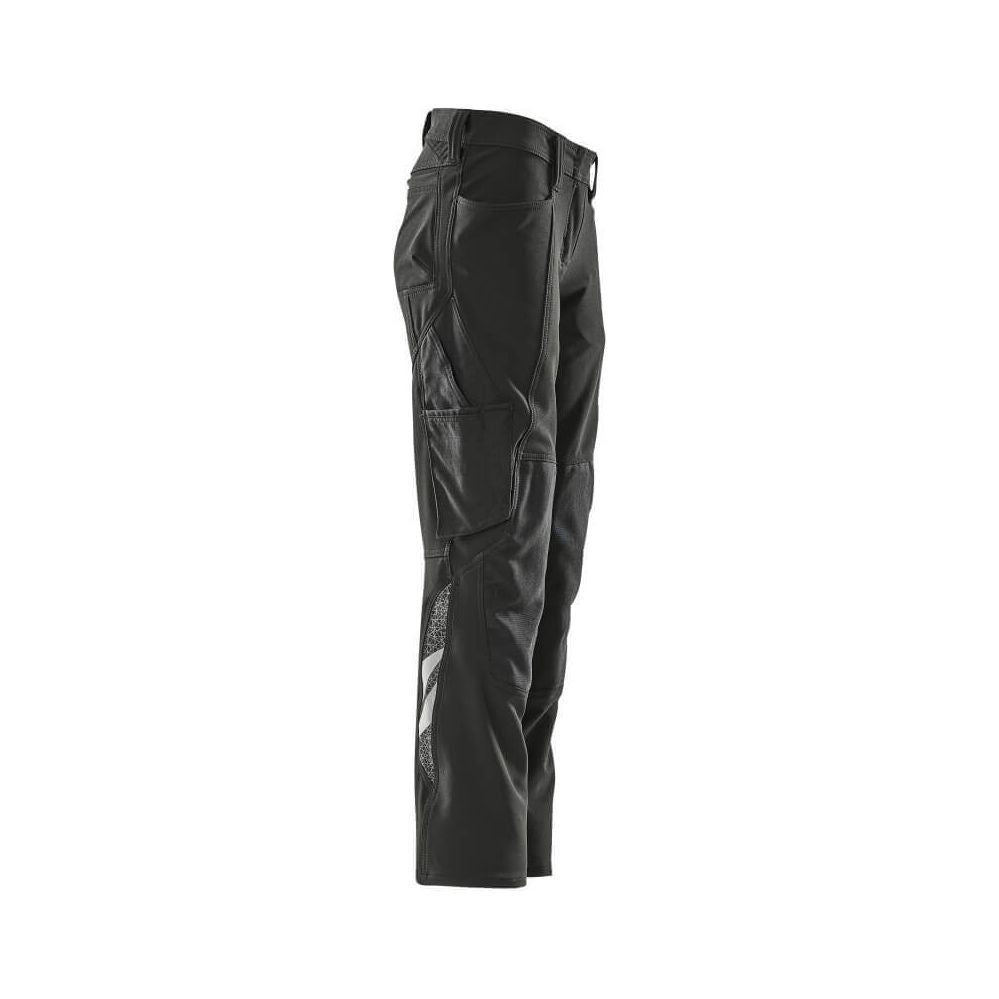 Mascot Work Trousers 4-Way-Stretch 18088-511 Left #colour_black