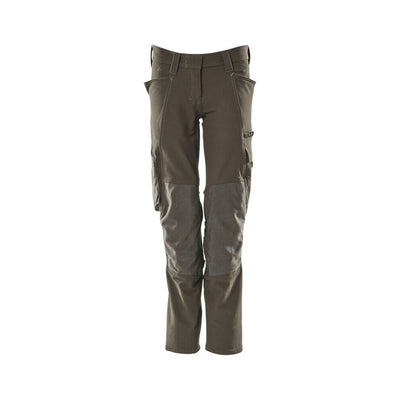 Mascot Work Trousers 4-Way-Stretch 18088-511 Front #colour_dark-anthracite-grey