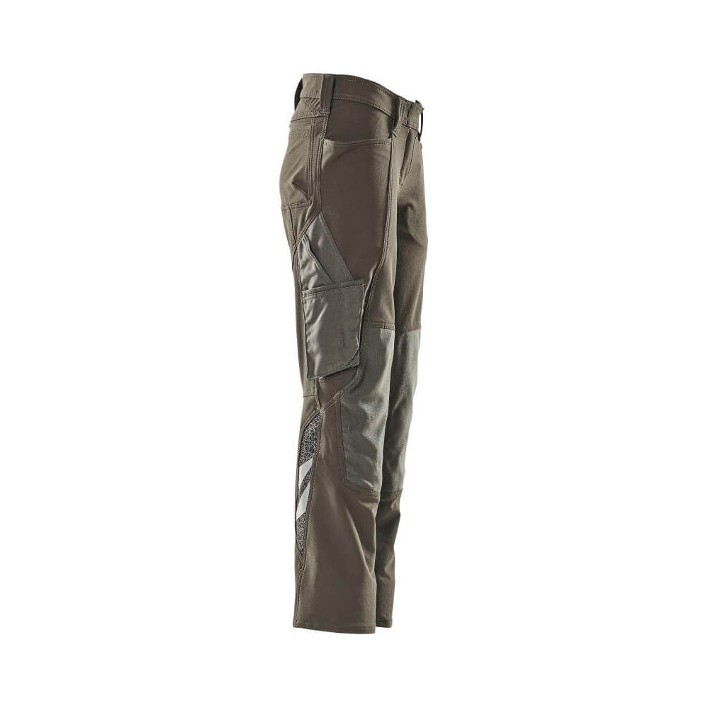 Mascot Work Trousers 4-Way-Stretch 18088-511 Left #colour_dark-anthracite-grey