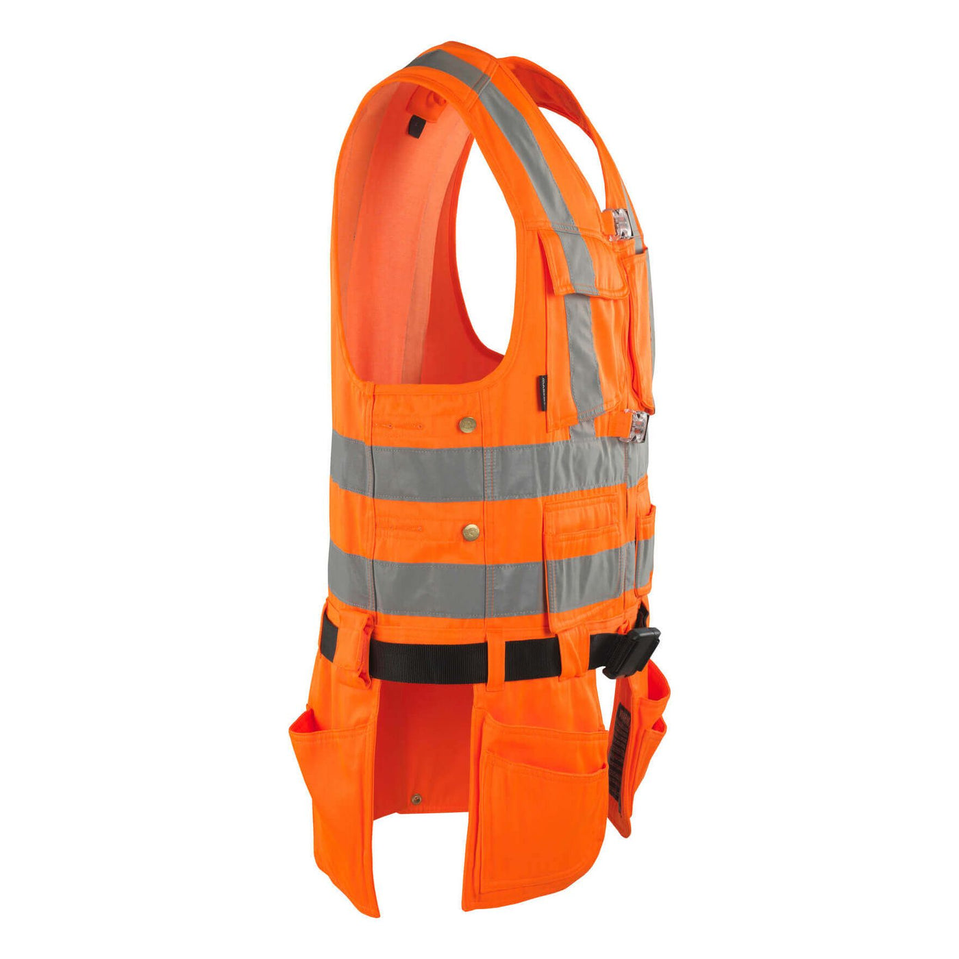 Mascot Yorkton Hi-Vis Tool Vest 08089-860 Left #colour_hi-vis-orange