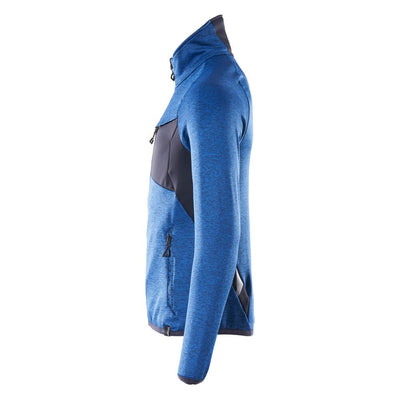 Mascot Zip-Up Fleece Jumper 18103-316 Right #colour_azure-blue-dark-navy-blue