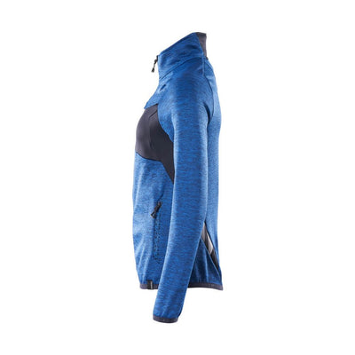 Mascot Zip-Up Fleece-Jumper 18153-316 Right #colour_azure-blue-dark-navy-blue