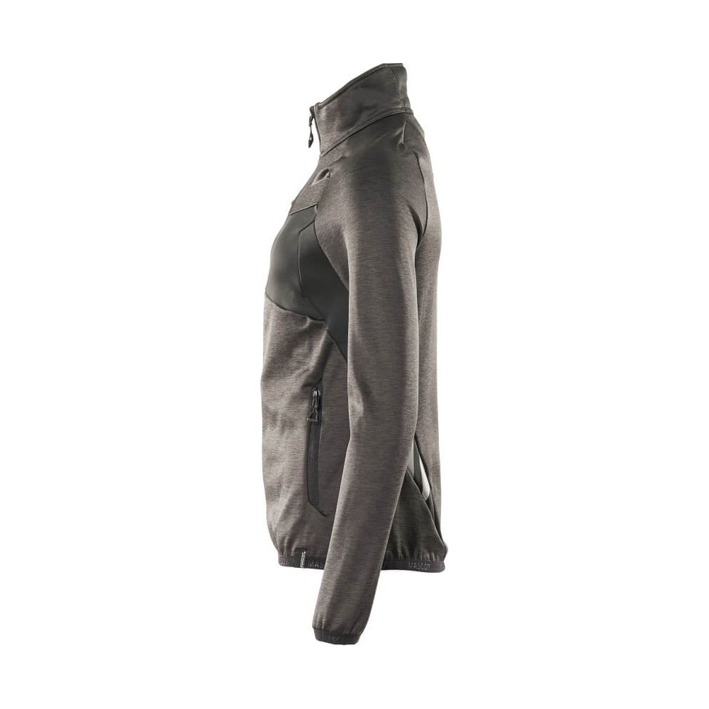 Mascot Zip-Up Fleece-Jumper 18153-316 Right #colour_dark-anthracite-grey-black