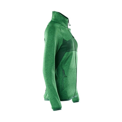 Mascot Zip-Up Fleece-Jumper 18153-316 Left #colour_grass-green-green
