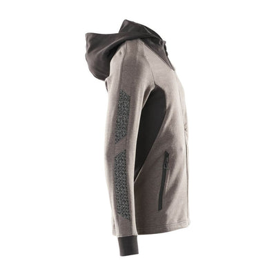 Mascot Zip-Up Hoodie Sweatshirt 18584-962 Left #colour_dark-anthracite-grey-black