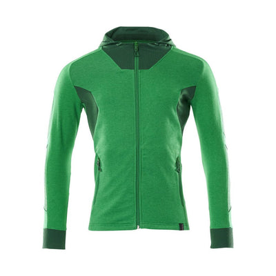 Mascot Zip-Up Hoodie Sweatshirt 18584-962 Front #colour_grass-green-green