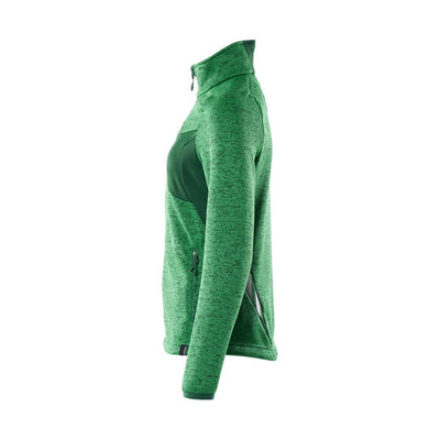 Mascot Zip-Up Knitted Jumper 18155-951 Right #colour_grass-green-green