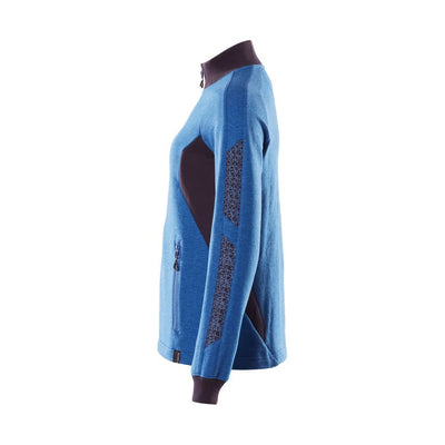 Mascot Zip-Up Sweatshirt 18494-962 Right #colour_azure-blue-dark-navy-blue
