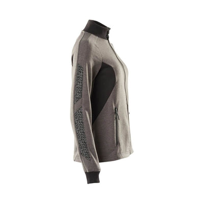 Mascot Zip-Up Sweatshirt 18494-962 Left #colour_dark-anthracite-grey-black