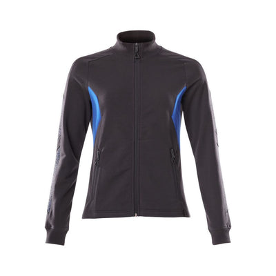 Mascot Zip-Up Sweatshirt 18494-962 Front #colour_dark-navy-blue-azure-blue