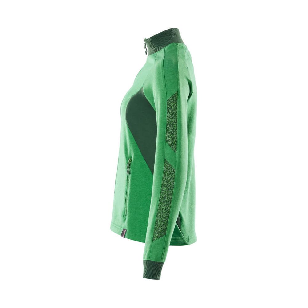 Mascot Zip-Up Sweatshirt 18494-962 Right #colour_grass-green-green