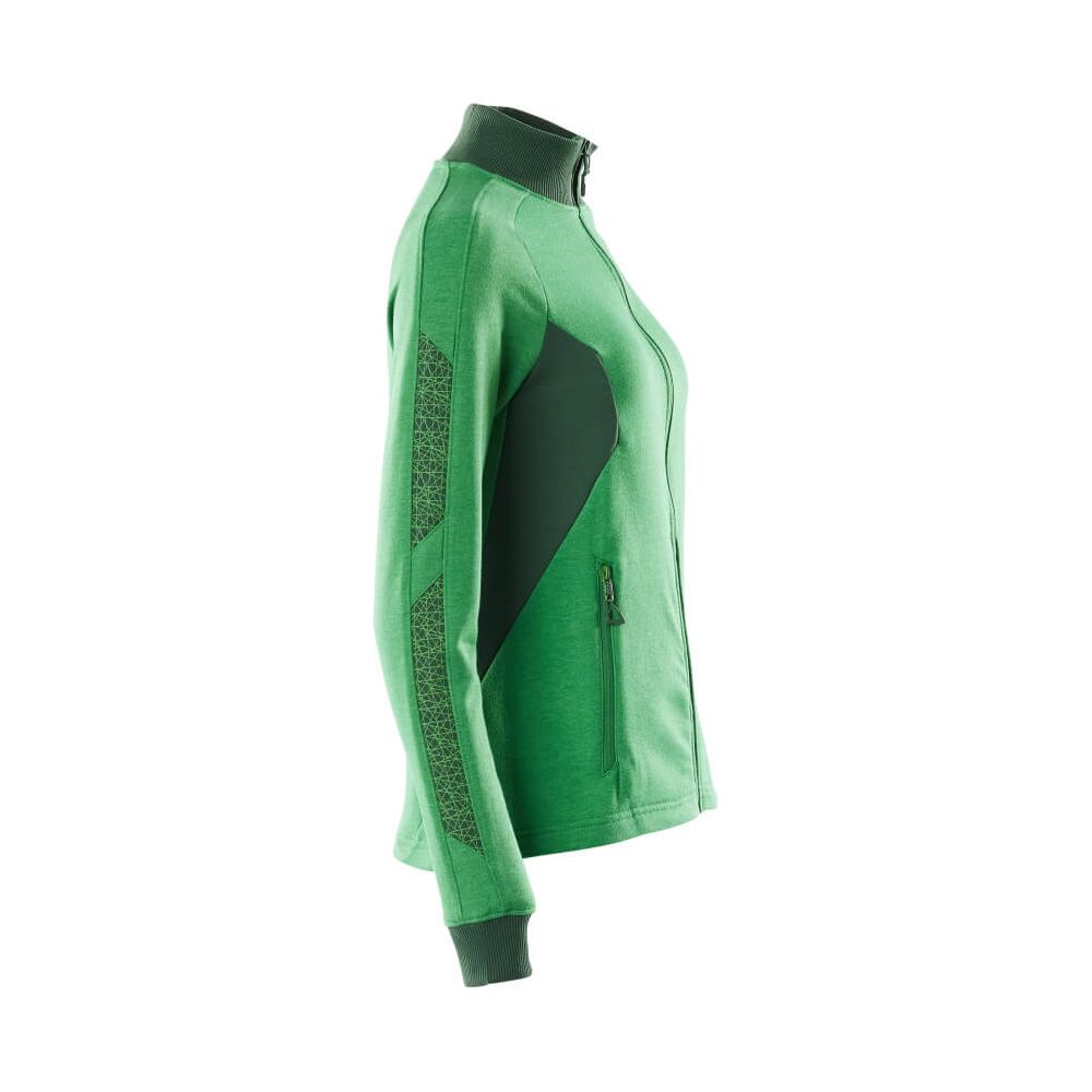 Mascot Zip-Up Sweatshirt 18494-962 Left #colour_grass-green-green