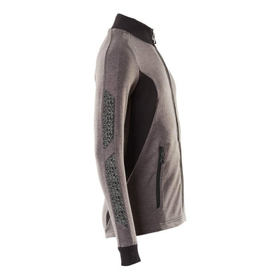 Mascot Zip-Up Sweatshirt Warm-Soft 18484-962 Left #colour_dark-anthracite-grey-black