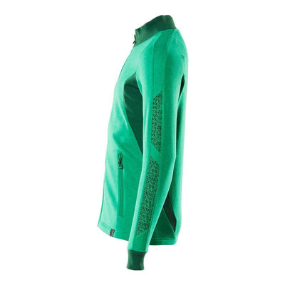 Mascot Zip-Up Sweatshirt Warm-Soft 18484-962 Right #colour_grass-green-green