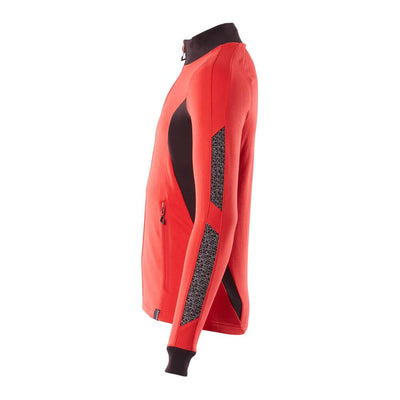 Mascot Zip-Up Sweatshirt Warm-Soft 18484-962 Right #colour_traffic-red-black