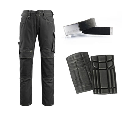 Mascot Special Offer Mannheim 12779-442 Trousers Pack - Work Trousers + Belt + Knee Pads