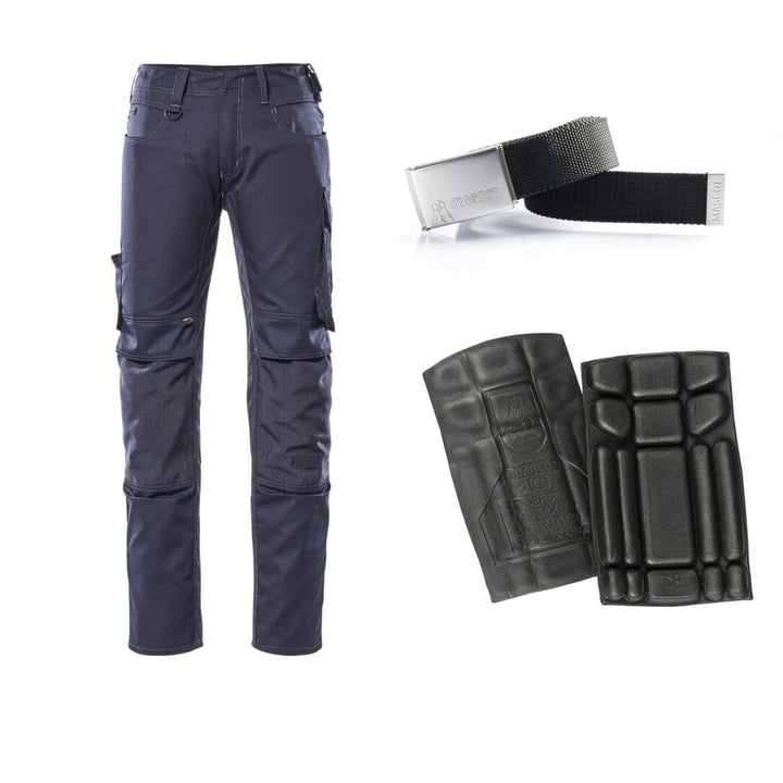 Mascot Special Offer Mannheim 12779-442 Trousers Pack - Work Trousers + Belt + Knee Pads