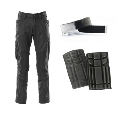 Mascot Special Offer 18379-230 Trousers Pack - Accelerate Lightweight Trousers + Belt + Knee Pads